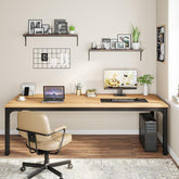 OfficeIn 78.7" Extra Long Computer Desk – Spacious 2-Person Workstation for Home & Office