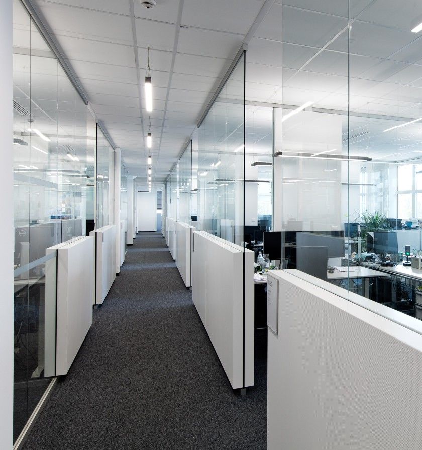 "Office In" - Modern Glass & MDF Office Partition