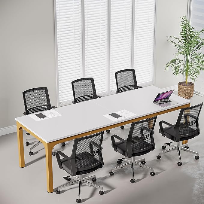 OfficeIn 6.5FT Conference Table – Spacious Modern Meeting Table for Office & Boardroom