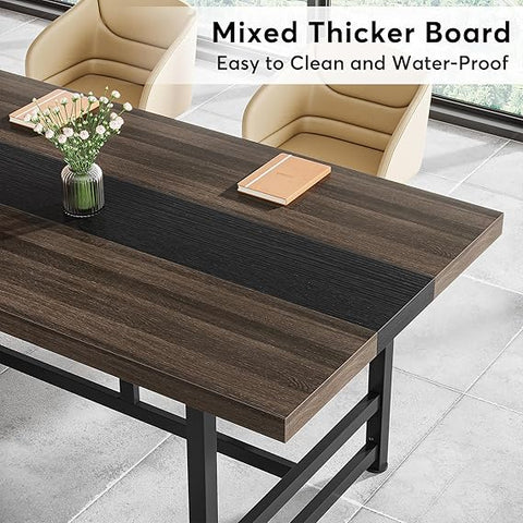 OfficeIn 6FT Conference Table – Modern Rectangular Meeting Table for Office & Boardroom