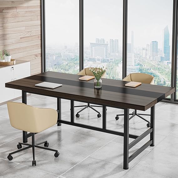 OfficeIn 6FT Conference Table – Modern Rectangular Meeting Table for Office & Boardroom