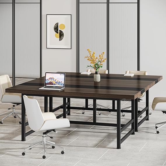 OfficeIn 6FT Conference Table – Modern Rectangular Meeting Table for Office & Boardroom