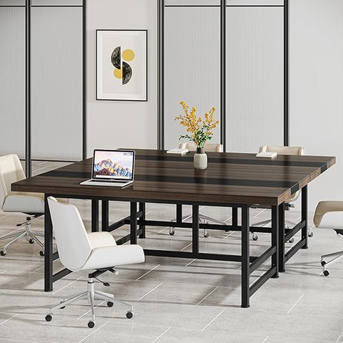OfficeIn 6FT Conference Table – Modern Rectangular Meeting Table for Office & Boardroom