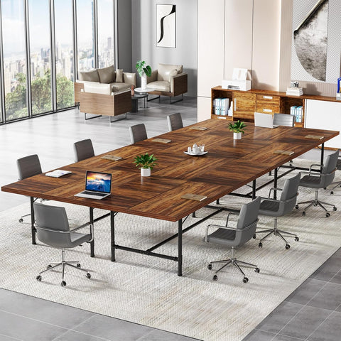OfficeIn 6FT Conference Table – Rustic Meeting & Boardroom Desk (70.8” x 35.4”)