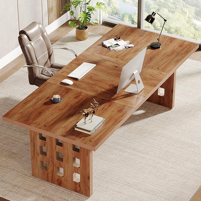 OfficeIn 70.8” Executive Desk – Modern Large Office Workstation