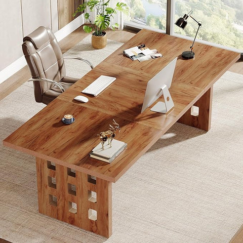 OfficeIn 70.8” Executive Desk – Modern Large Office Workstation
