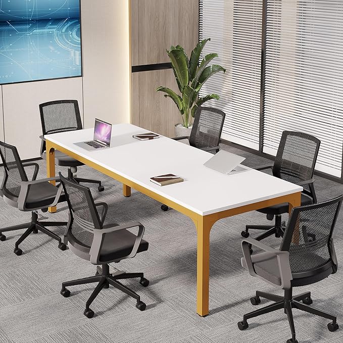 Spacious Conference Table – Modern Meeting Table for Office & Boardroom Use | Professional Office Furniture for Teams
