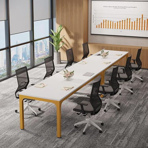 OfficeIn 6.5FT Conference Table – Spacious Modern Meeting Table for Office & Boardroom