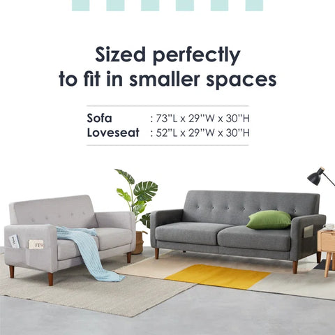 OfficeIn 73'' Upholstered Sofa