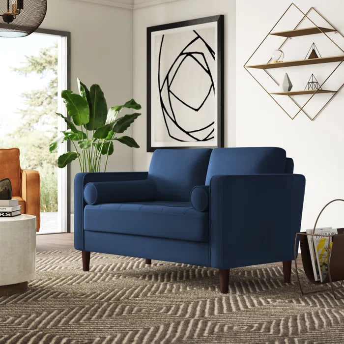 OfficeIn 52.4" Square Arm Tufted Loveseat