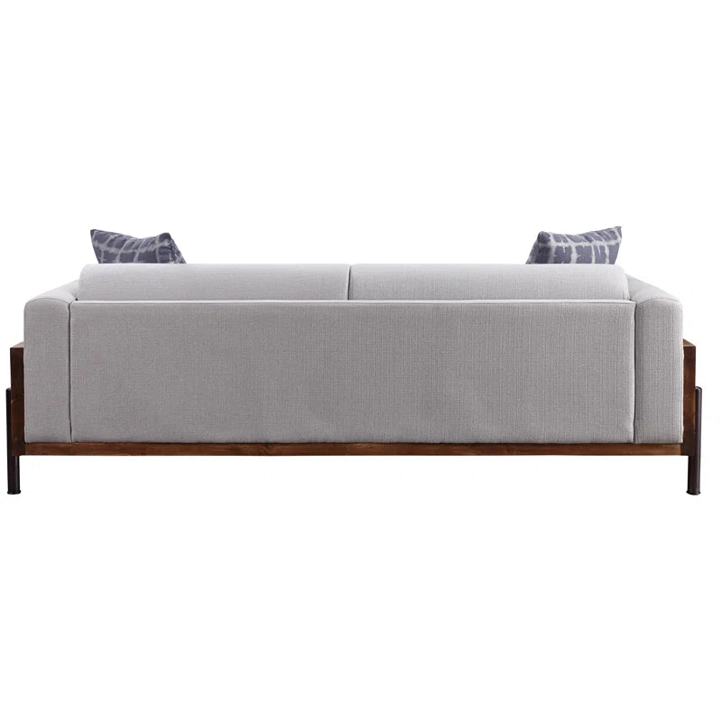 OfficeIn Square Arm Sofa in Walnut