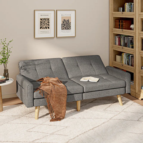OfficeIn Futon Couch Loveseat – Multi-Functional Comfort & Space-Saving Design