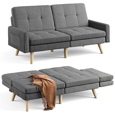 OfficeIn Futon Couch Loveseat – Multi-Functional Comfort & Space-Saving Design
